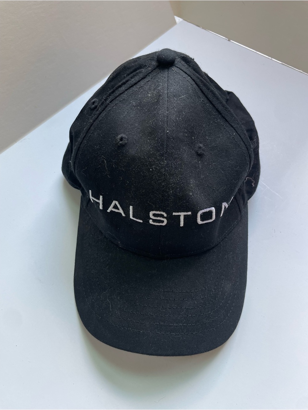 Halston Film Crew Black Logo Panavision Baseball Cap